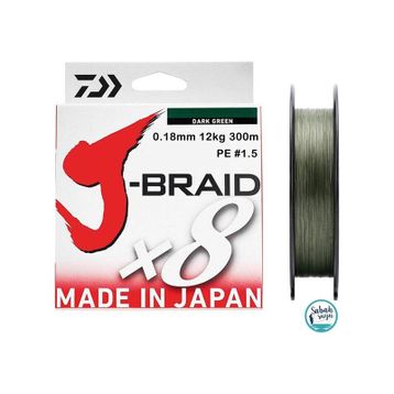 Daiwa J Braid PE 8X 0.18 mm İp Misina