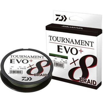 Daiwa Tournament Evo+ X8 270M 0,14 mm Dark Green İp Misina