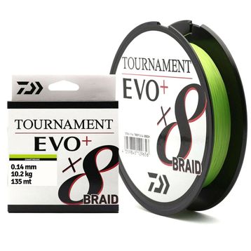 Daiwa Tournament Evo+ X8 270M 0,14 mm Dark Green İp Misina