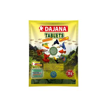 Dajana Adhesive 25 gr Tablets Akvaryum Balık Yemi