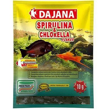 Dajana Spirulina Chlorela 80 ml 10 gr Balık Yemi