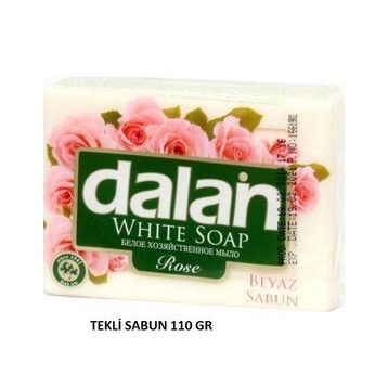 Dalan 110 gr Gül Tekli Beyaz Sabun