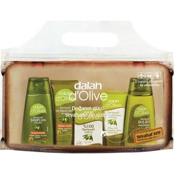 Dalan 20 ml Şampuan + Saç Kremi + Sabun + Krem + Duş Jeli Seyahat Seti