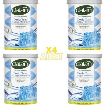 Dalan 4x110 gr 4 Adet Fresh Minerals Deniz Tuzu Doğal Mineraller Canlandırıcı Güzellik Sabunu