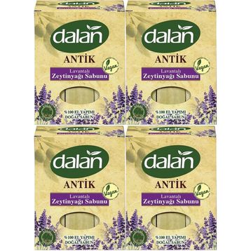 Dalan Antik Defneli Lavantalı 4x900 gr Zeytinyağı Sabunu