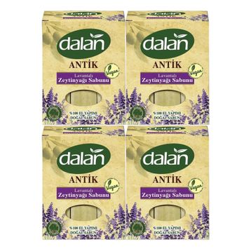 Dalan Antik Defneli Lavantalı 4x900 gr Zeytinyağı Sabunu