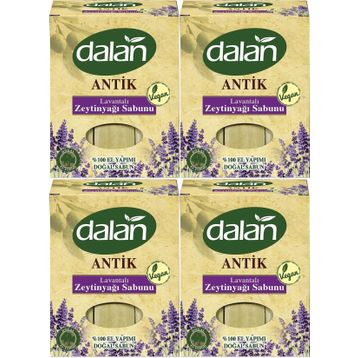 Dalan Antik Defneli Lavantalı 4x900 gr Zeytinyağı Sabunu
