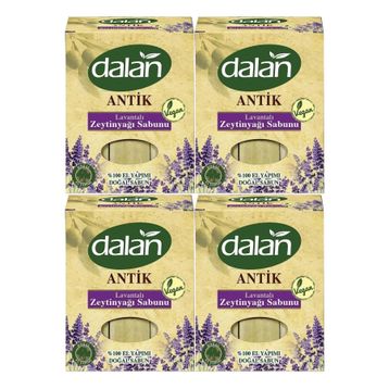 Dalan Antik Defneli Lavantalı 4x900 gr Zeytinyağı Sabunu