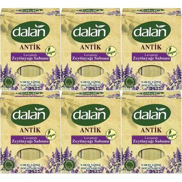 Dalan Antik Defneli Lavantalı 6x900 gr Zeytinyağı Sabunu