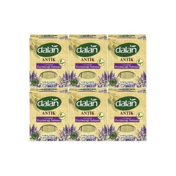 Dalan Antik Defneli Lavantalı 6x900 gr Zeytinyağı Sabunu