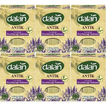 Dalan Antik Defneli Lavantalı 6x900 gr Zeytinyağı Sabunu