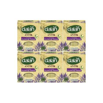 Dalan Antik Defneli Lavantalı 6x900 gr Zeytinyağı Sabunu