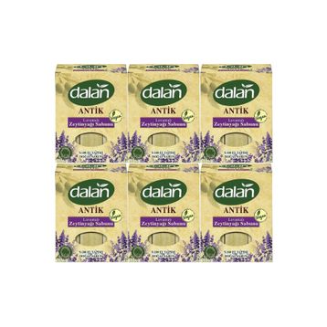 Dalan Antik Defneli Lavantalı 6x900 gr Zeytinyağı Sabunu