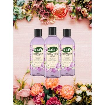 Dalan Botanica Lotus 3x500 ml Duş Jeli
