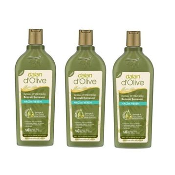 Dalan Doğal Zeytinyağlı Hacim Veren Besleyici 3 x 400 ml Şampuan