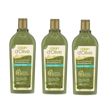 Dalan Doğal Zeytinyağlı Hacim Veren Besleyici 3 x 400 ml Şampuan