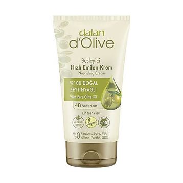 Dalan D'olive 60 ml Doğal Zeytinyağlı Besleyici El ve Vücut Kremi
