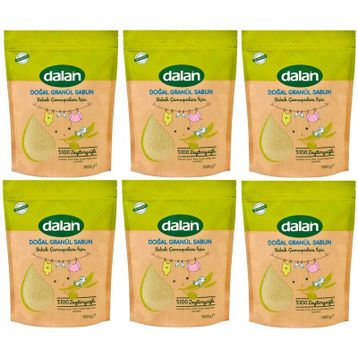 Dalan Granül 1000 gr 6 lı Set Bebek Sabun Tozu