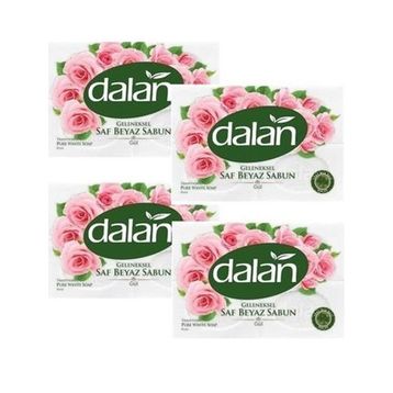 Dalan Gül 4'lü 600 gr Saf Sabun