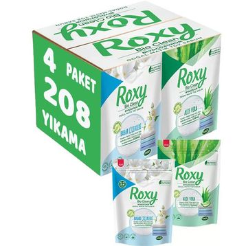 Dalan Roxy Bio Clean 3.2+3.2 kg Bahar Çiçekleri+Aloe Vera 208 Yıkama Sabun Tozu Karma Set