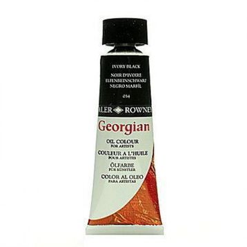 Daler Rowney 034 Ivory Black 225 ml Georgian Yağlı Boya