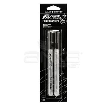 Daler Rowney 101 0,8 mm Teknik Uç s Fw Mixed Media Paint Marker Sets