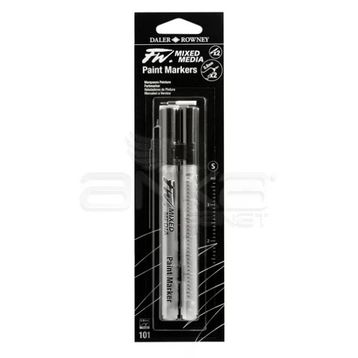 Daler Rowney 101 0,8 mm Teknik Uç s Fw Mixed Media Paint Marker Sets