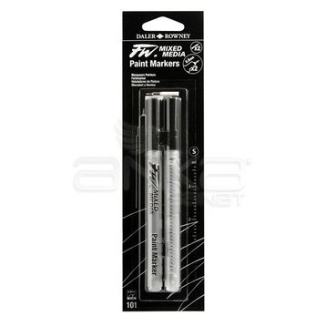 Daler Rowney 101 0,8 mm Teknik Uç s Fw Mixed Media Paint Marker Sets