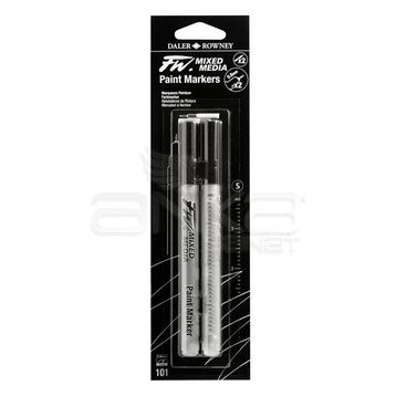 Daler Rowney 101 0,8 mm Teknik Uç s Fw Mixed Media Paint Marker Sets