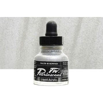 Daler Rowney 119 Silver Pearl Fw Pearlescent Acrylic Inks 29.5 ml Cam Şişe
