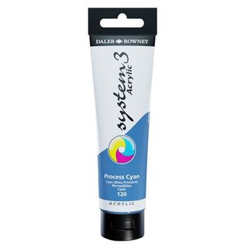 Daler Rowney 129150120 Process Cyan 150 ml Akrilik Boya