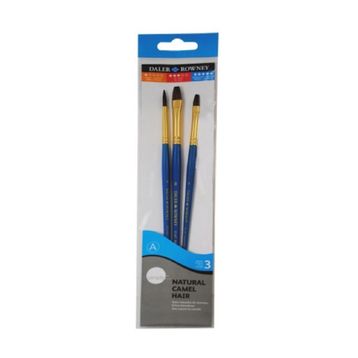 Daler Rowney 216910301 Simply Natural Hair 3'lü Fırça Seti