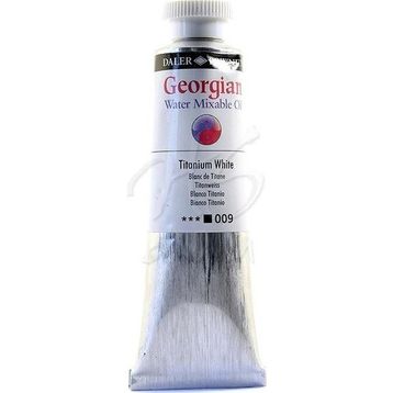 Daler Rowney 37 ml 009 Titanium White Georgian Water Mixable Oil Su Bazlı Yağlı Boya