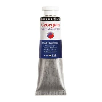 Daler Rowney 37 ml 123 French Ultramarine Georgian Water Mixable Oil Su Bazlı Yağlı Boya