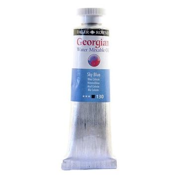 Daler Rowney 37 ML 130 Sky Blue Georgian Water Mixable Oil Su Bazlı Yağlı Boya