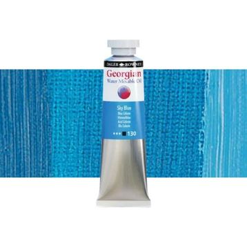 Daler Rowney 37 ML 130 Sky Blue Georgian Water Mixable Oil Su Bazlı Yağlı Boya