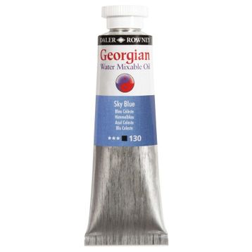 Daler Rowney 37 ML 130 Sky Blue Georgian Water Mixable Oil Su Bazlı Yağlı Boya