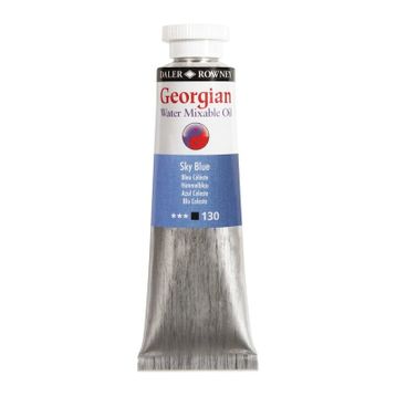 Daler Rowney 37 ML 130 Sky Blue Georgian Water Mixable Oil Su Bazlı Yağlı Boya