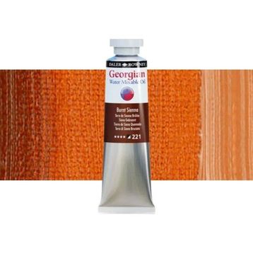 Daler Rowney 37 ml 221 Burnt Sienna Georgian Water Mixable Oil Su Bazlı Yağlı Boya