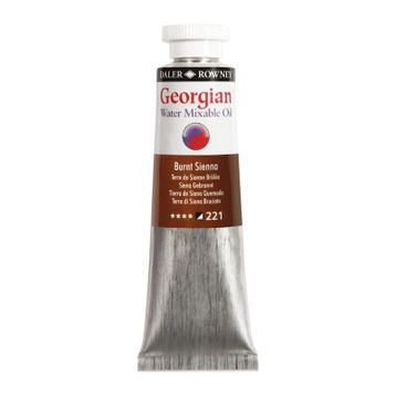 Daler Rowney 37 ml 221 Burnt Sienna Georgian Water Mixable Oil Su Bazlı Yağlı Boya