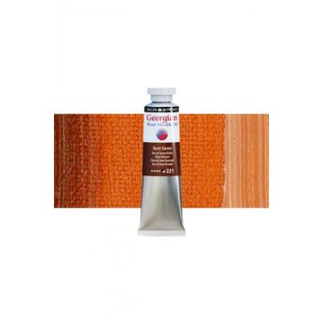 Daler Rowney 37 ml 221 Burnt Sienna Georgian Water Mixable Oil Su Bazlı Yağlı Boya