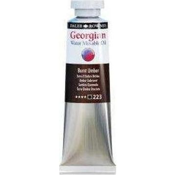 Daler Rowney 37 ml 223 Burnt Umber Georgian Water Mixable Oil Su Bazlı Yağlı Boya