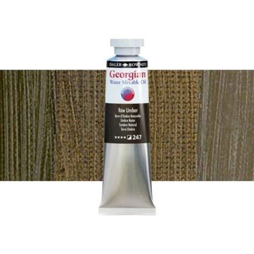 Daler Rowney 37 ml 247 Raw Umber Georgian Water Mixable Oil Su Bazlı Yağlı Boya