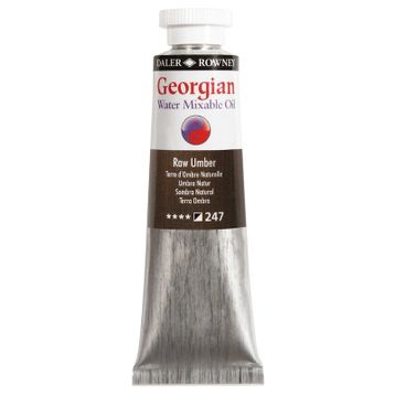 Daler Rowney 37 ml 247 Raw Umber Georgian Water Mixable Oil Su Bazlı Yağlı Boya