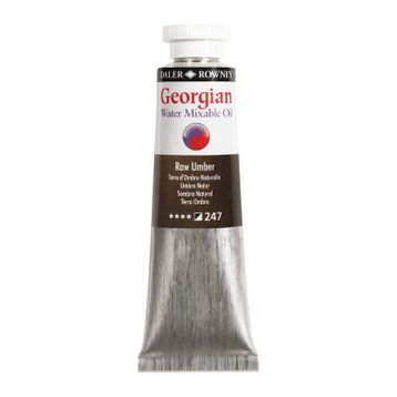 Daler Rowney 37 ml 247 Raw Umber Georgian Water Mixable Oil Su Bazlı Yağlı Boya