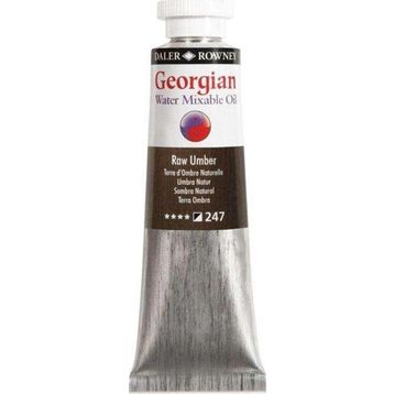 Daler Rowney 37 ml 247 Raw Umber Georgian Water Mixable Oil Su Bazlı Yağlı Boya