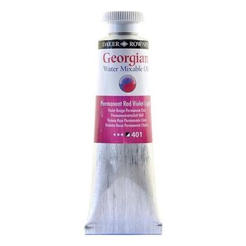 Daler Rowney 37 ml 401 Permanent Red Violet Light Georgian Water Mixable Oil Su Bazlı Yağlı Boya