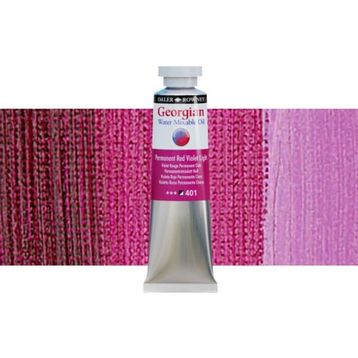 Daler Rowney 37 ml 401 Permanent Red Violet Light Georgian Water Mixable Oil Su Bazlı Yağlı Boya