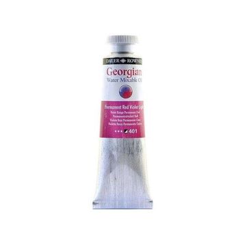 Daler Rowney 37 ml 401 Permanent Red Violet Light Georgian Water Mixable Oil Su Bazlı Yağlı Boya