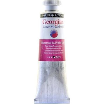 Daler Rowney 37 ml 401 Permanent Red Violet Light Georgian Water Mixable Oil Su Bazlı Yağlı Boya
